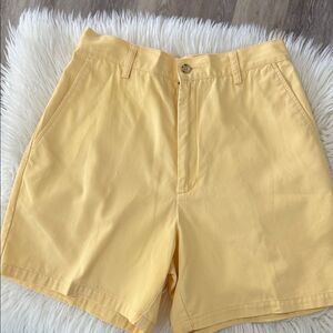 Eddie Bauer Women's Vintage High Waist Yellow Shorts Size 8